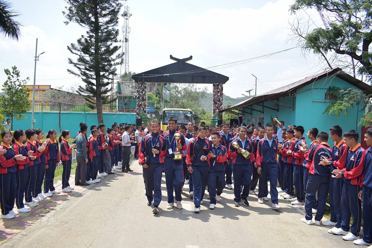 Reception for the Intra Group Football Champions
